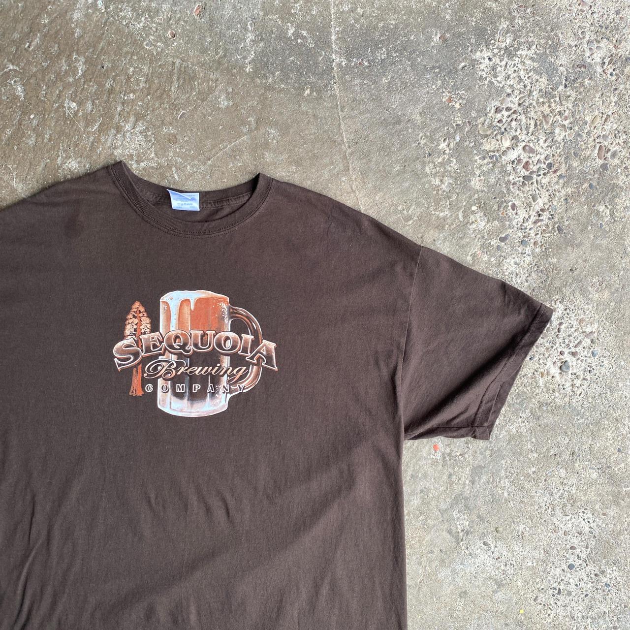 Brown Graphic Bar T-Shirt - XL