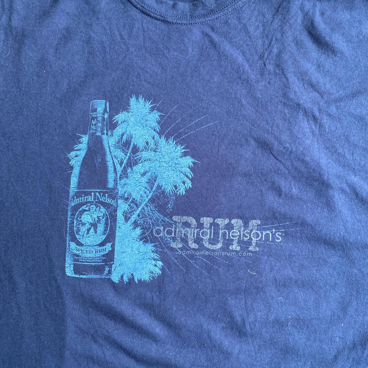 Navy ‘Admiral Nelson’s’ Print T-Shirt