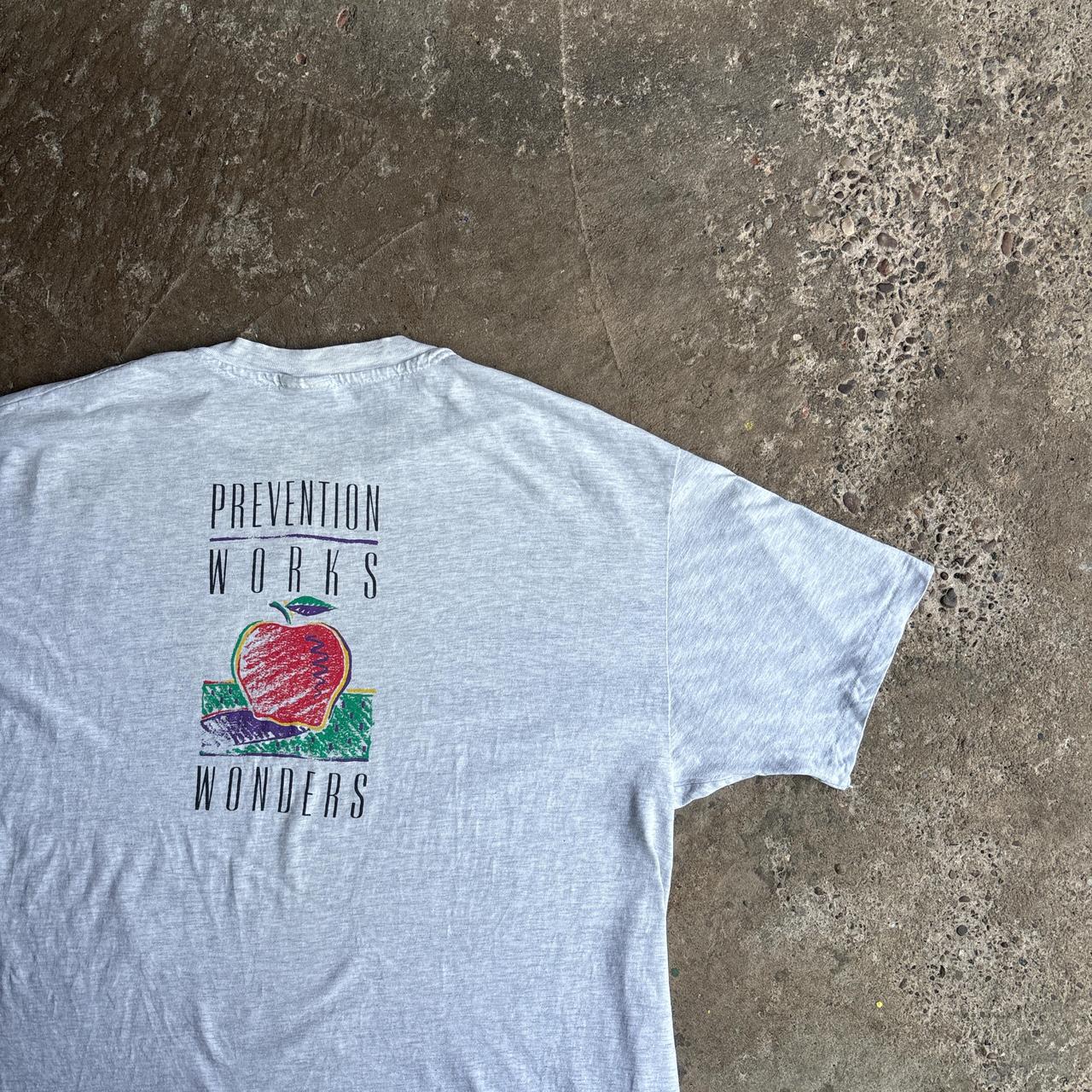 Vintage Grey Single Stitch Graphic T-Shirt - 2XL