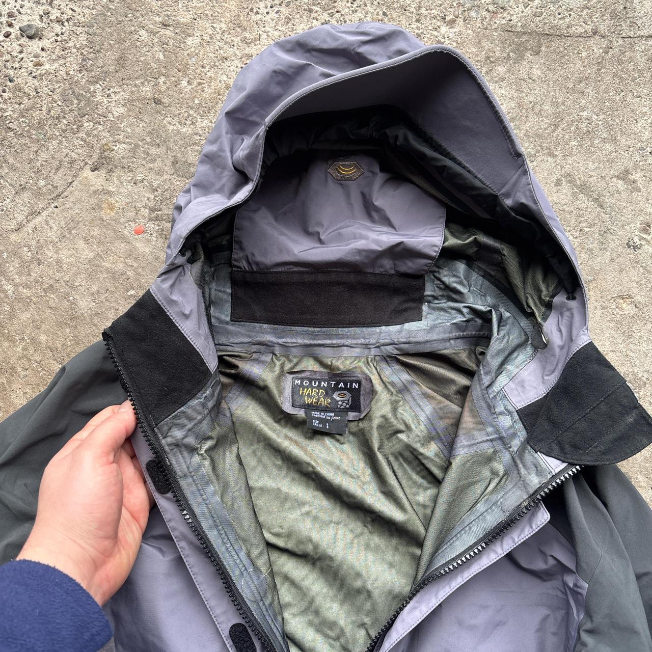 Grey and black Mountain Hardwear Gore-Tex jacket