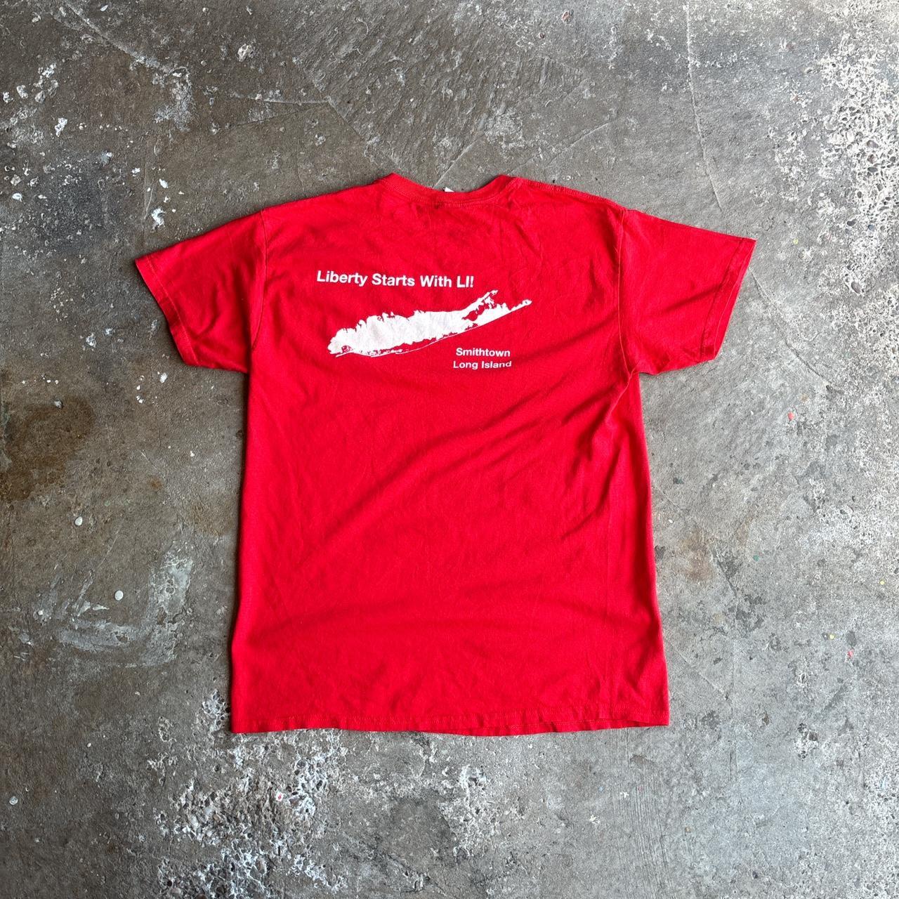 Red Coca Cola Liberty Graphic T-Shirt