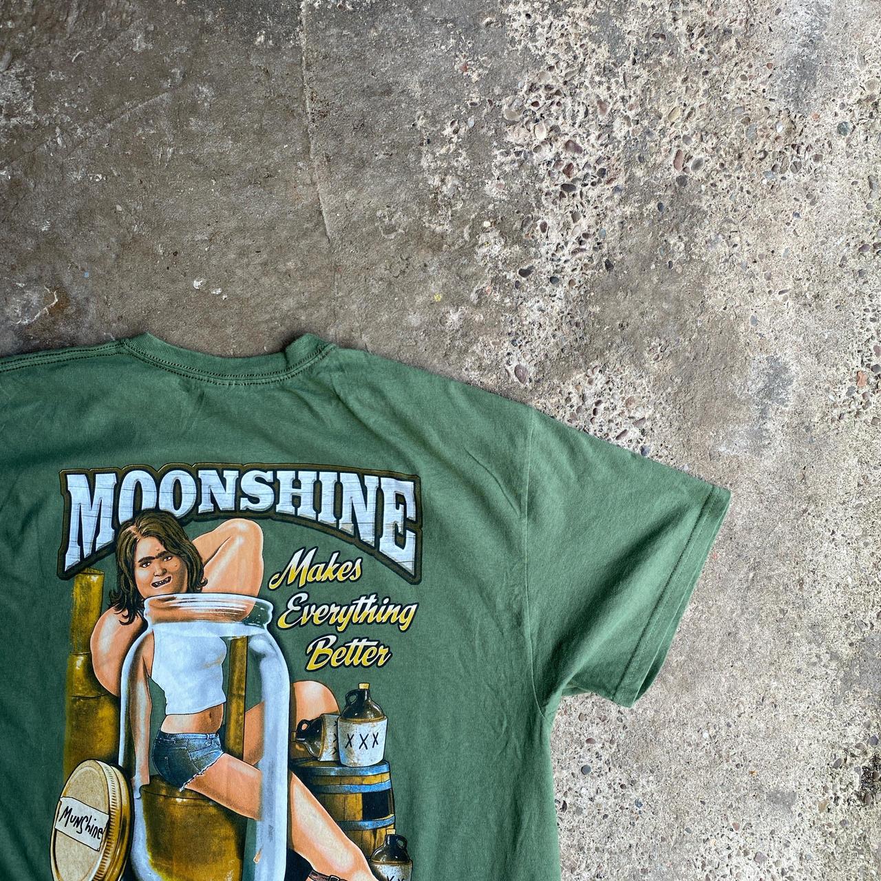 Green Moonshine Graphic Bar T-Shirt