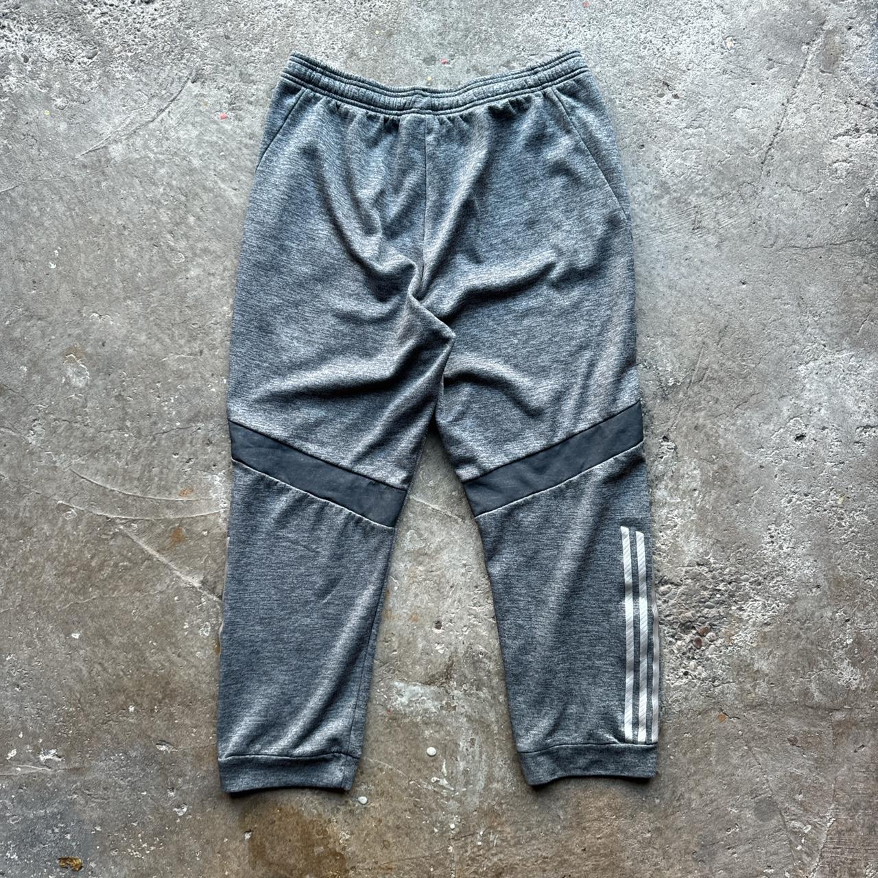 Grey Adidas jogging bottoms