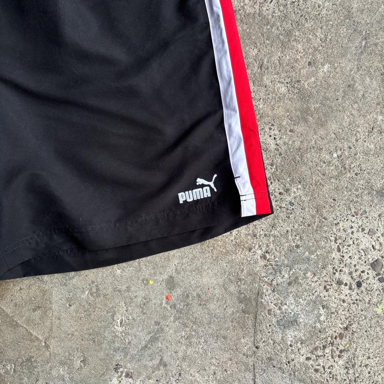 Black Puma Sportswear Football Shorts