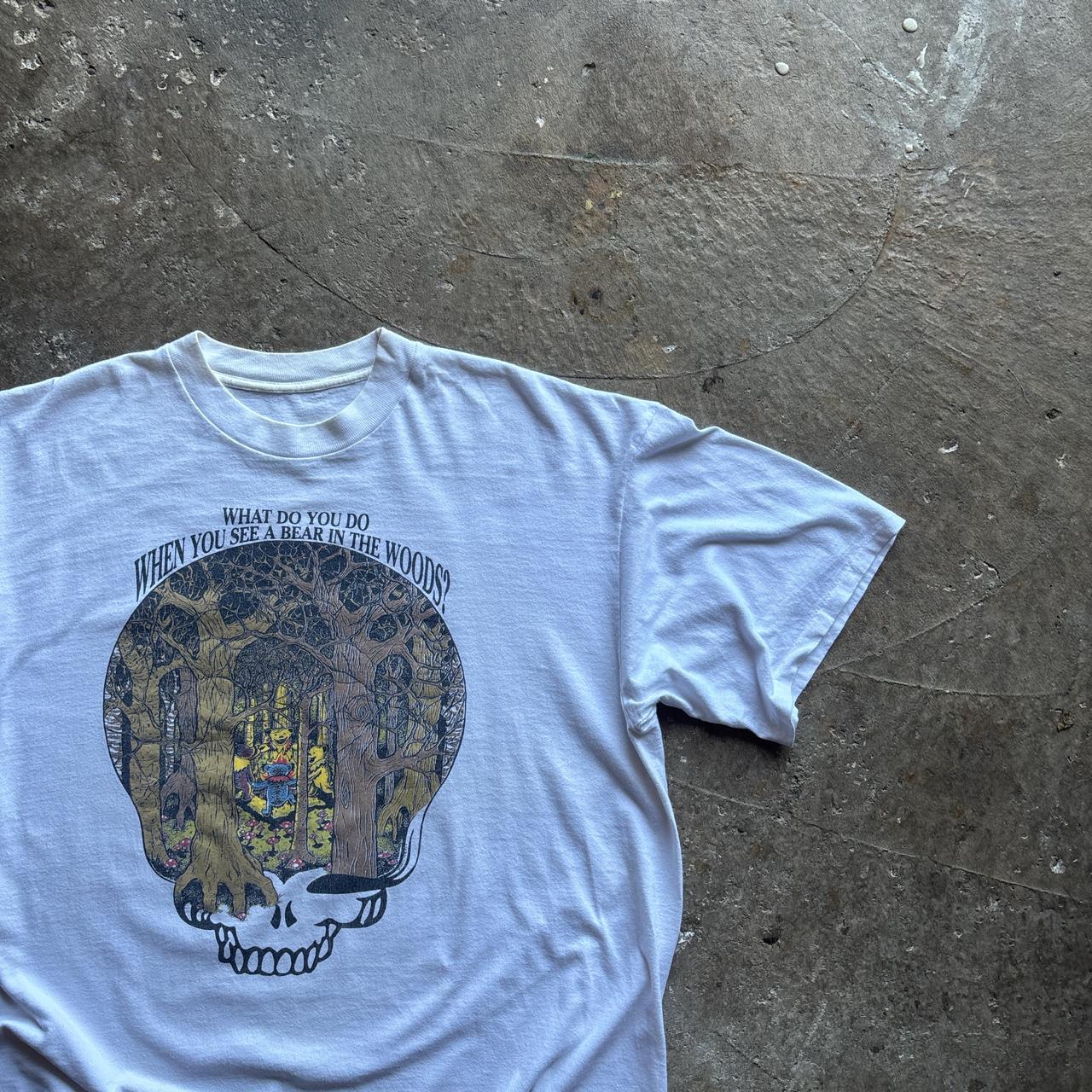 Rare Vintage USA 1992 Grateful Dead Graphic Single Stitch T-Shirt