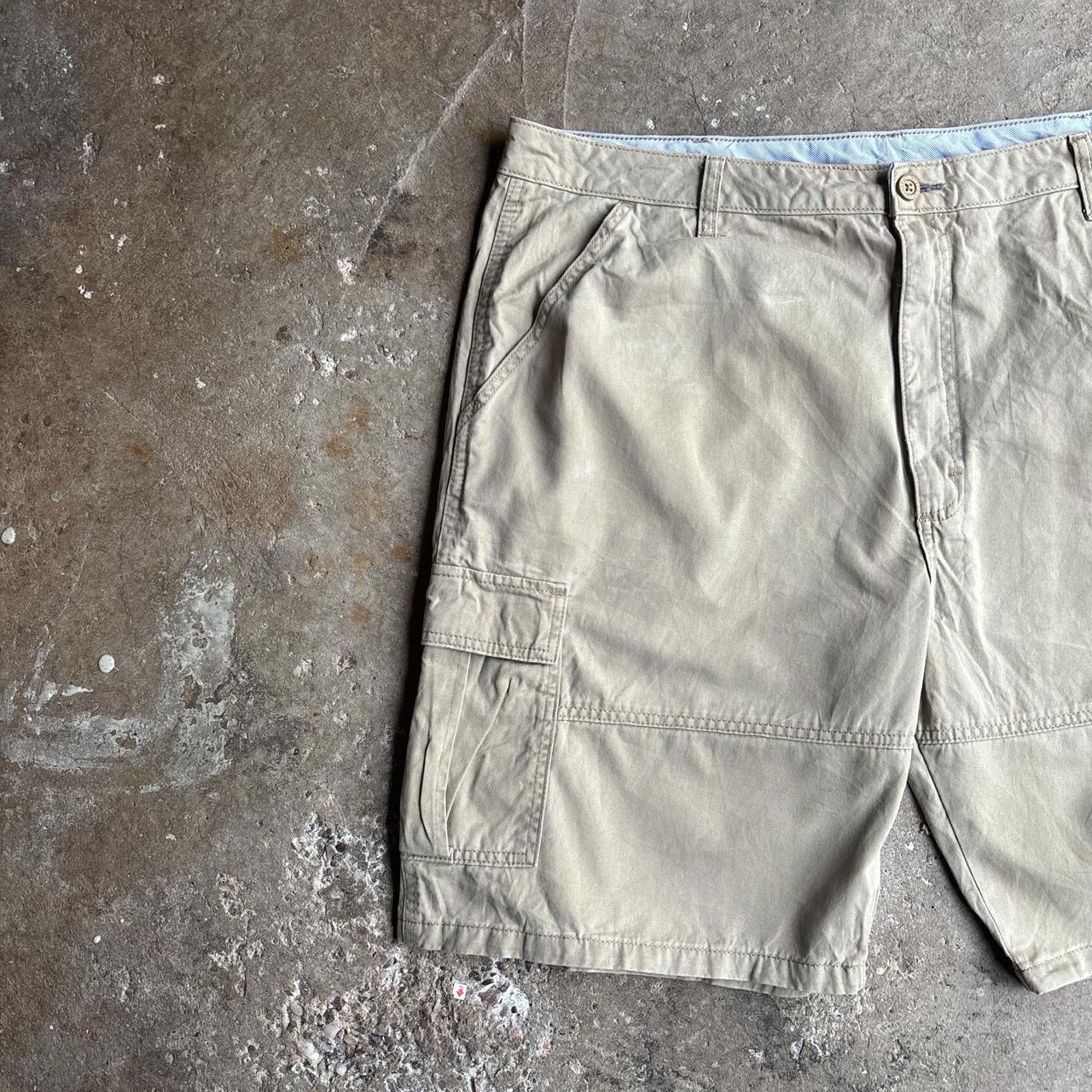 Tan Wrangler Cotton Cargo Shorts