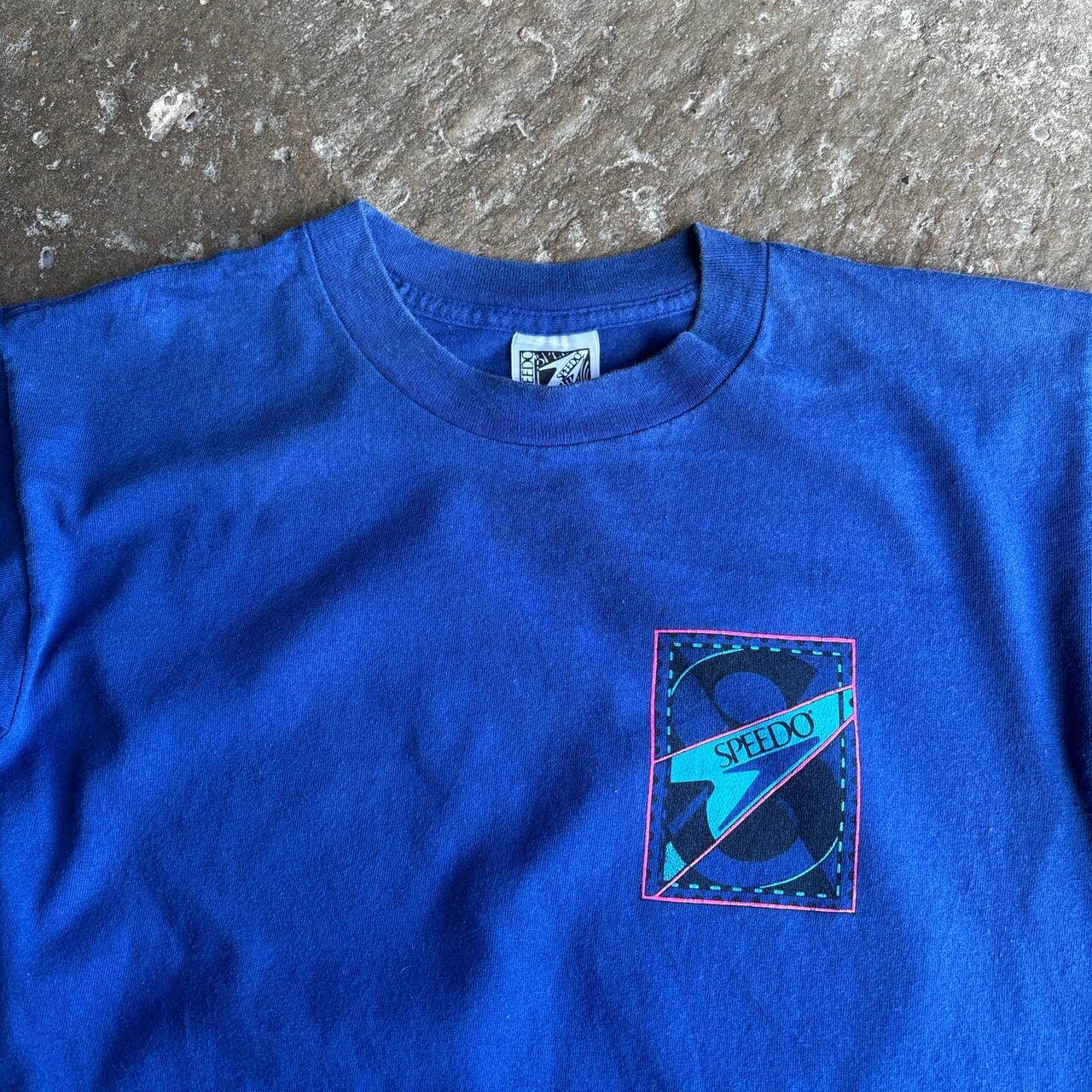 90s Blue Speedo single-stitch tee
