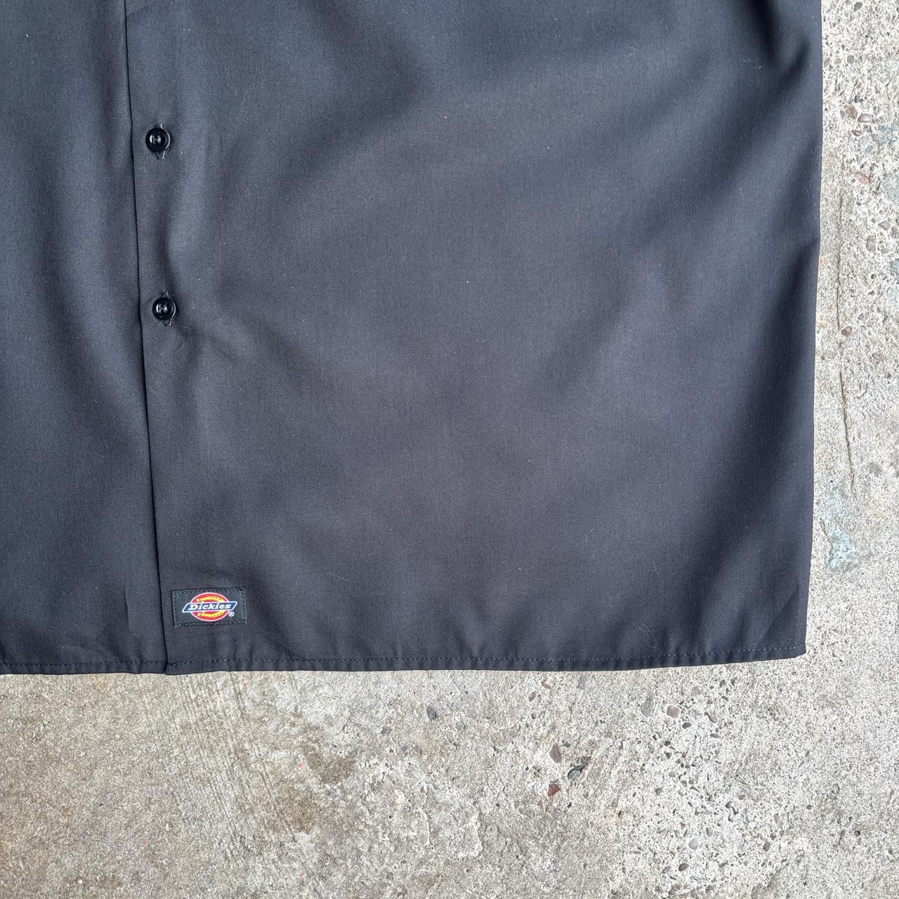 Black Dickies Button Up Workwear Shirt - 2XL