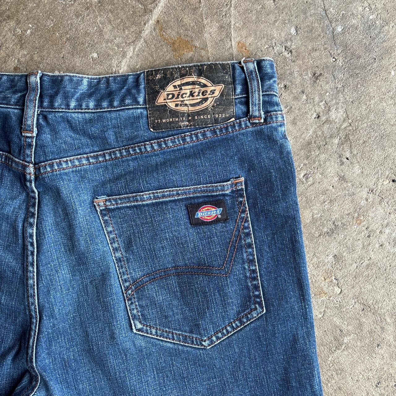 Blue Denim Dickies Cut Shorts