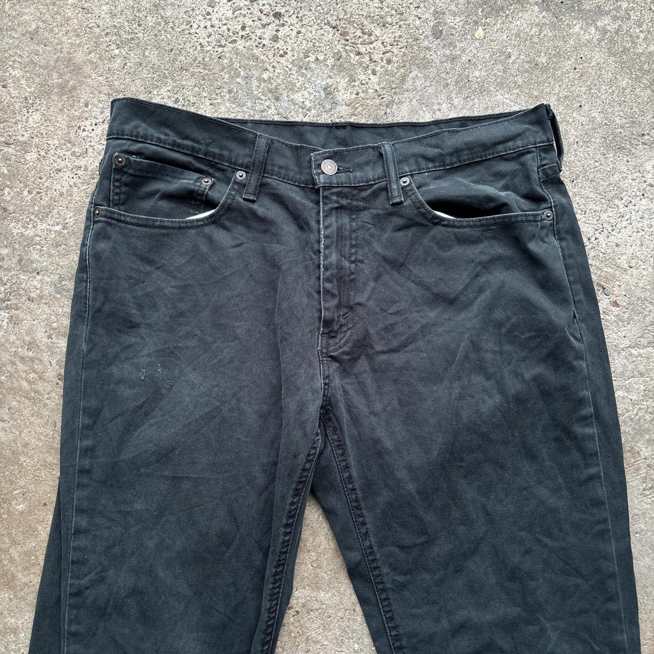 Black Levi's 541 trousers