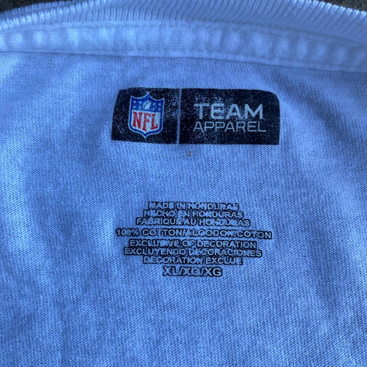 White Graphic 2012 Super Bowl NFL T-Shirt - XL