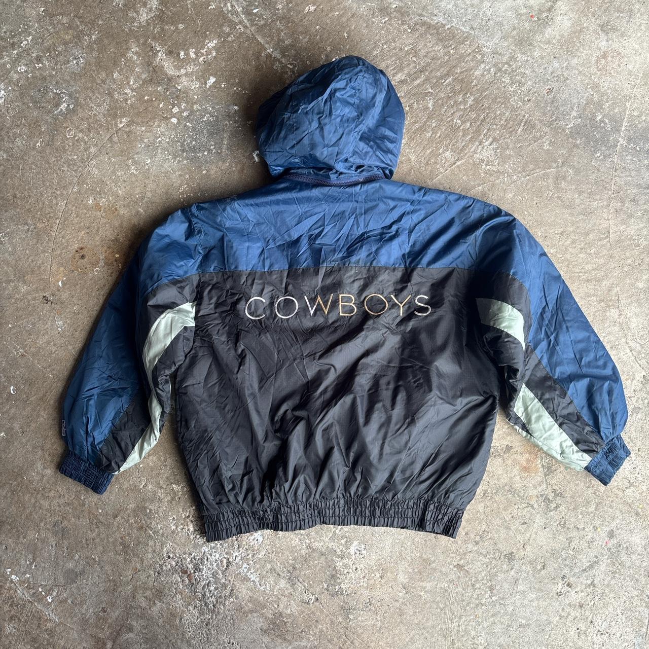 90s Dallas Cowboys NFL American Pro Sports Hooded Jacket