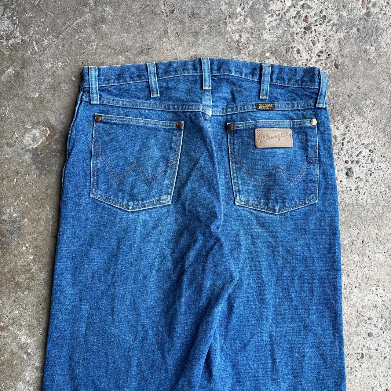 Blue Denim Wrangler jeans