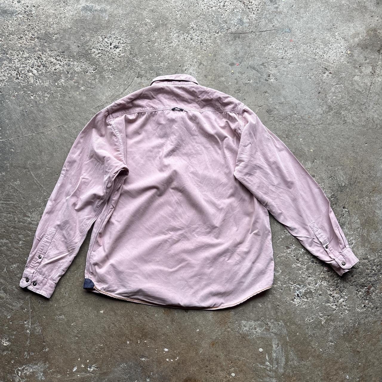 Pink corduroy shirt - L