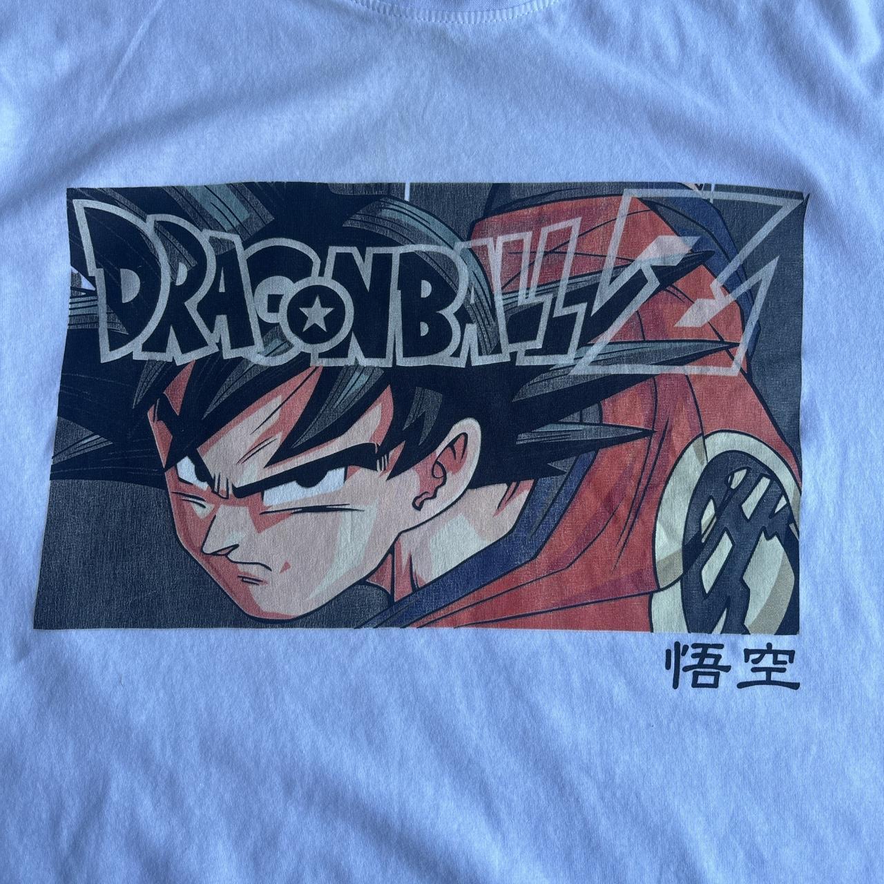 White Dragonball Z Graphic T-Shirt