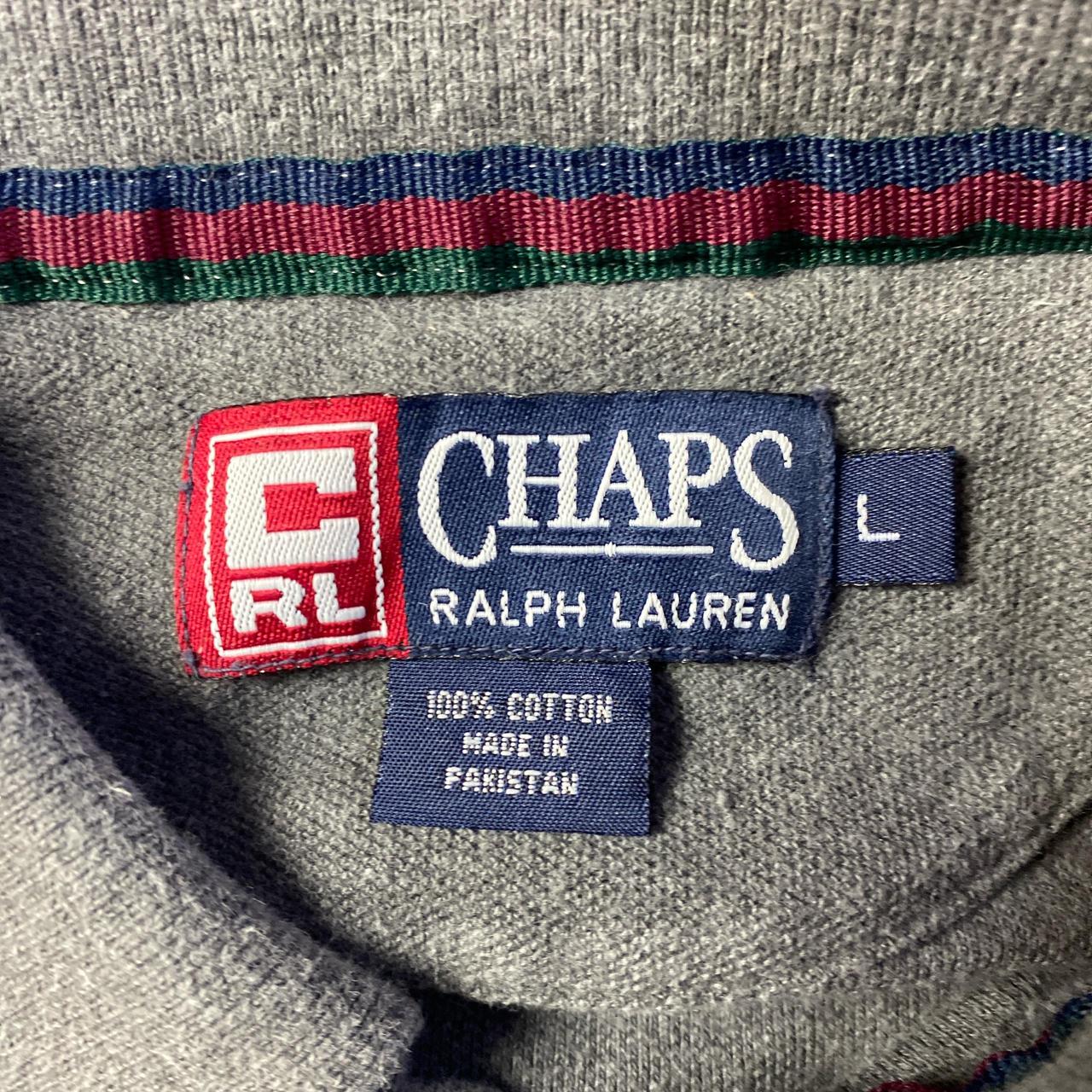Grey Chaps Polo Shirt - L