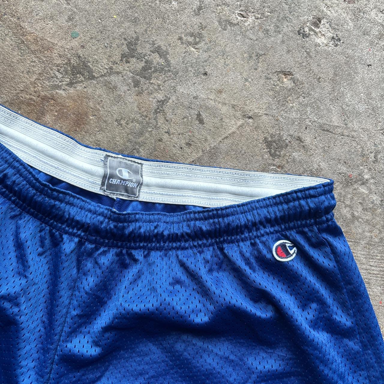 Vintage blue Champion basketball shorts