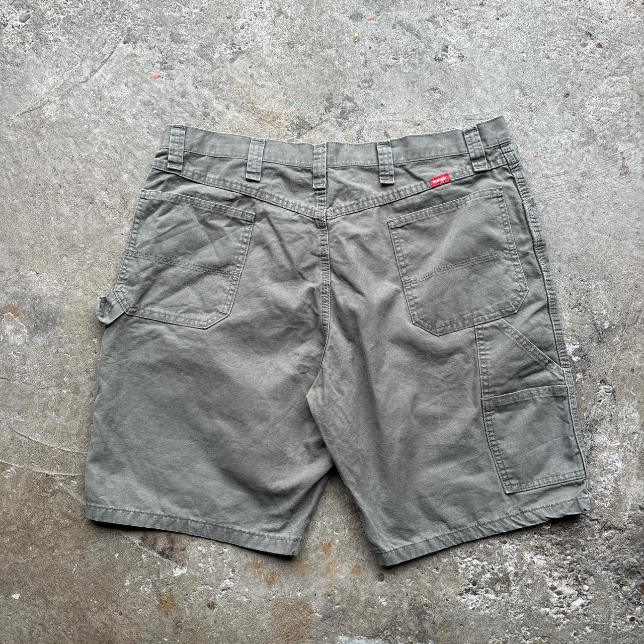 Green Wrangler Carpenter shorts