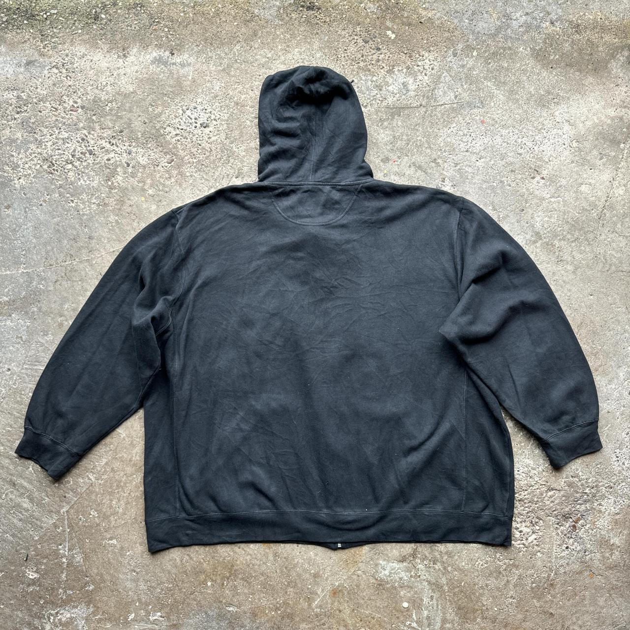 Black Zip up Starter hoody with embroidered logo