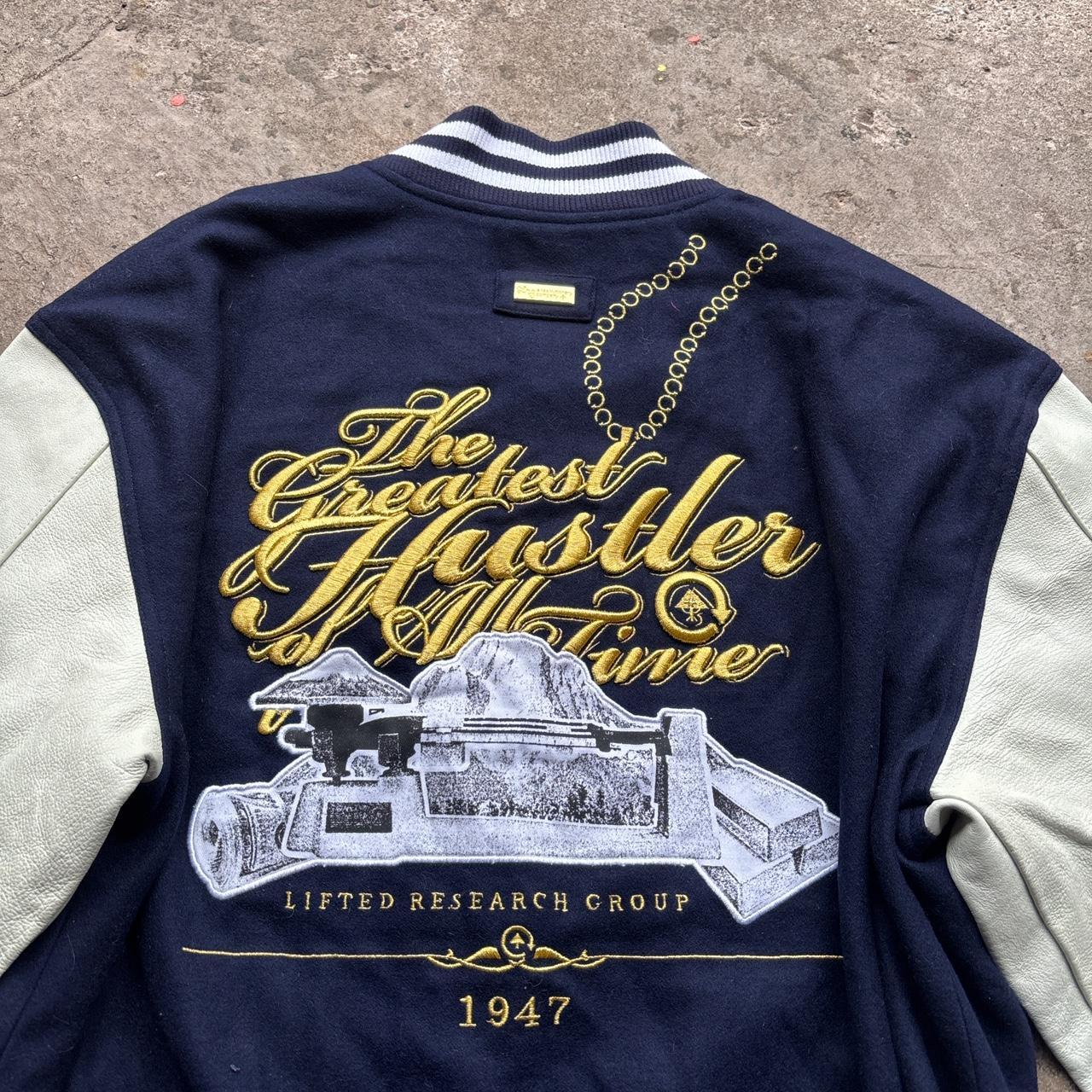 LRG Letterman Jacket 'The Greatest Hustler of all Time' - XL