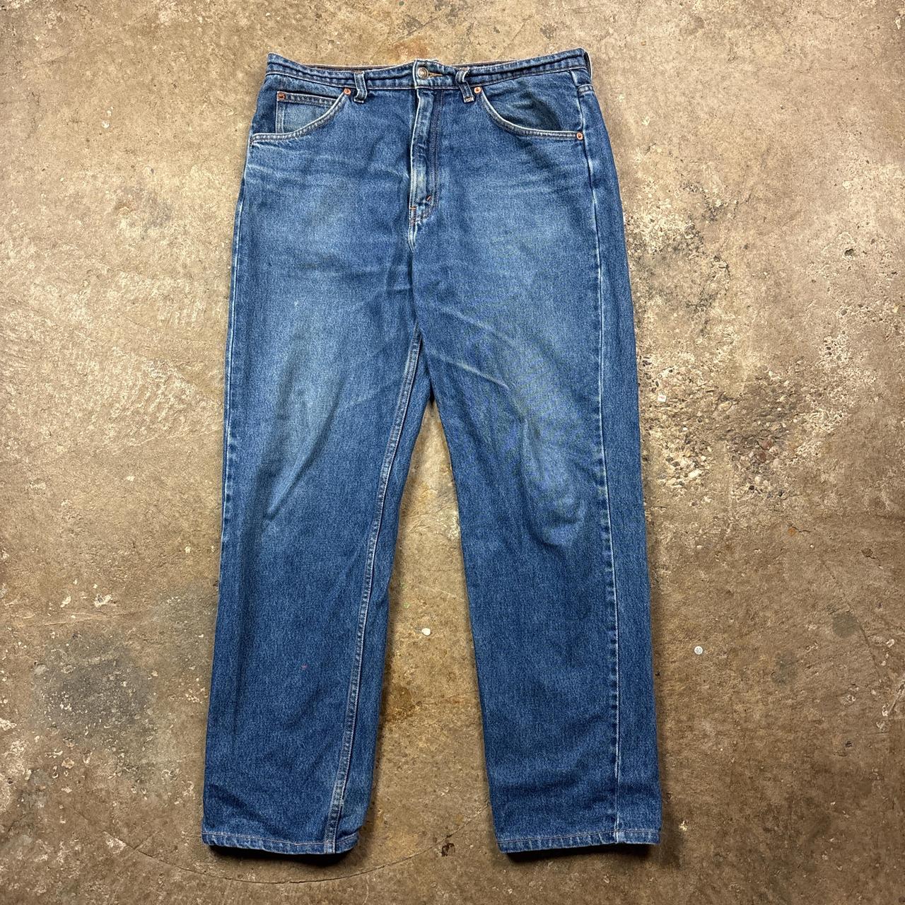 Blue denim Levi’s 510 jeans