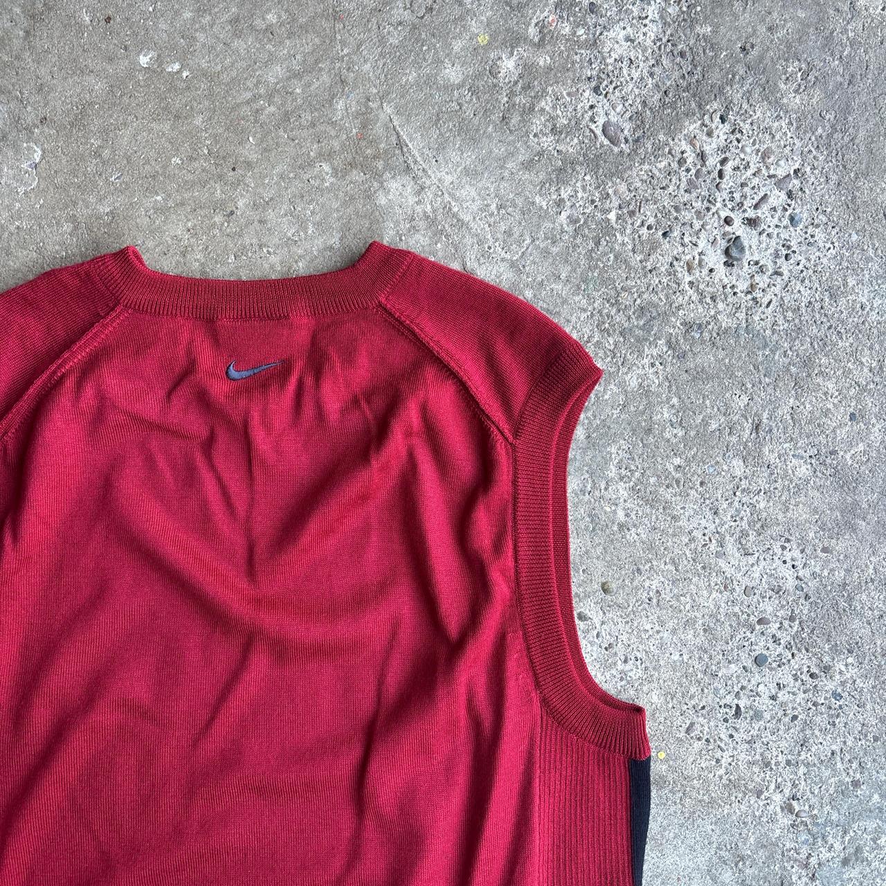 Red Nike Golf Sweater Vest