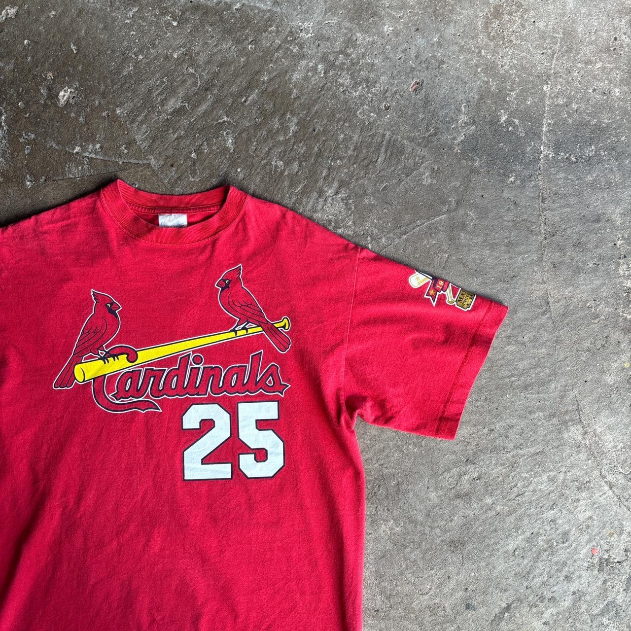 1998 St Louis Cardinals Red ‘McGwire’ MLB Baseball T-Shirt