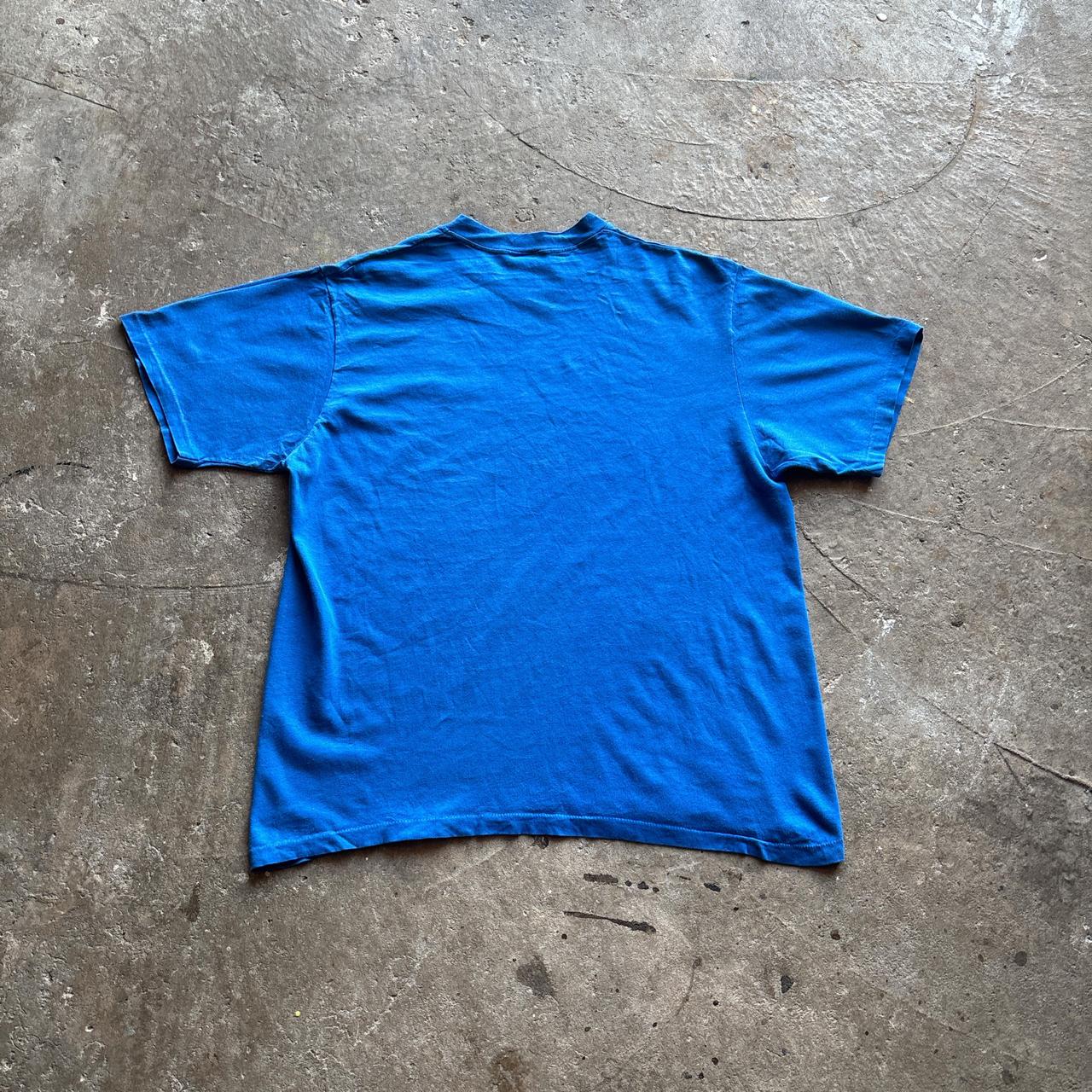 Vintage Blue ‘Napa Valley’ Graphic Single Stitch T-Shirt