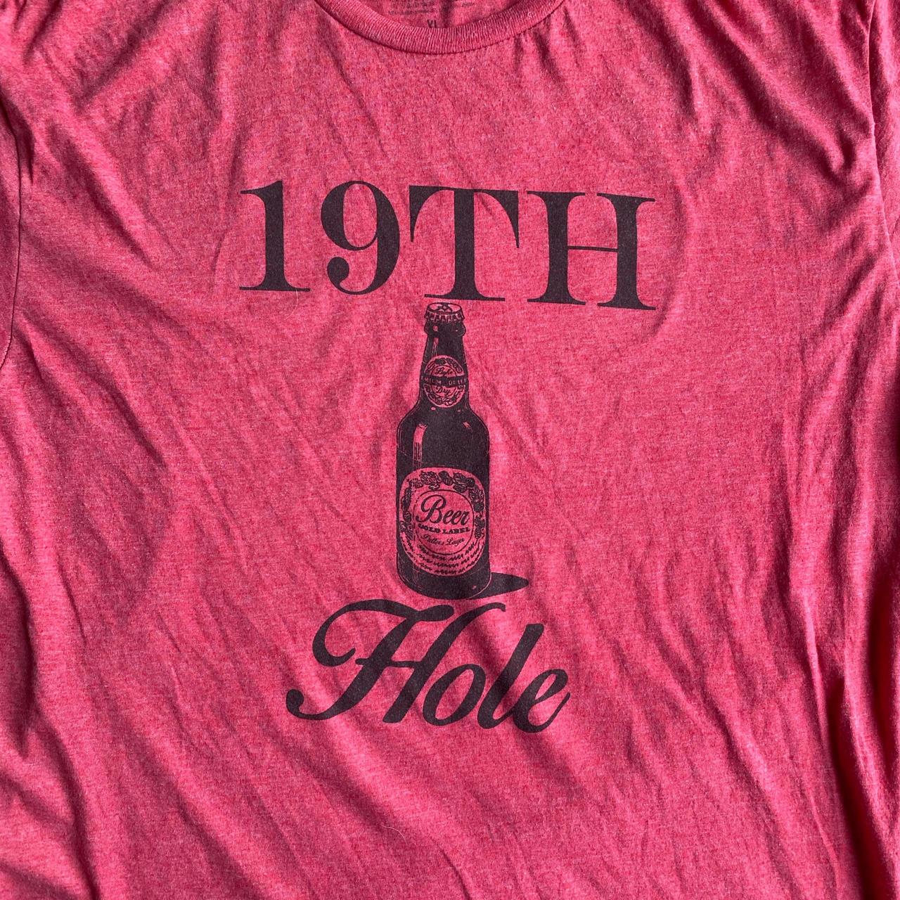 Salmon Pink ‘19th hole’ T-Shirt
