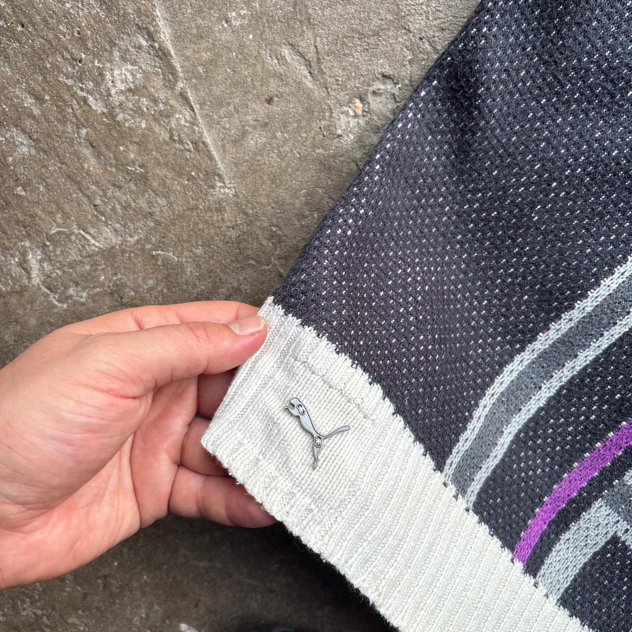 Vintage Black Puma Sweatshirt - XL