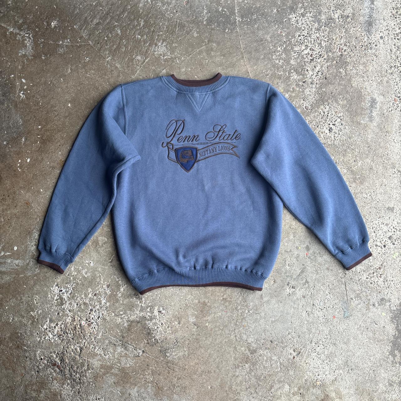 Blue Penn State Embroidered Sweatshirt - M