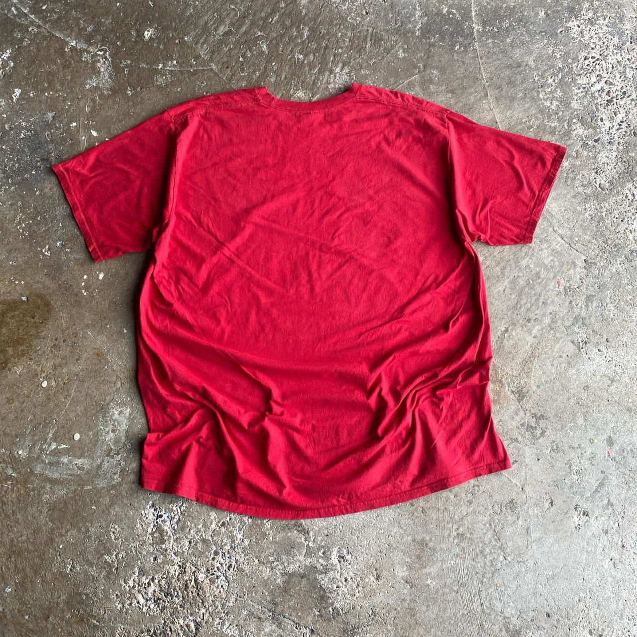 Red Graphic “Drink till you believe” T-Shirt - 3XL