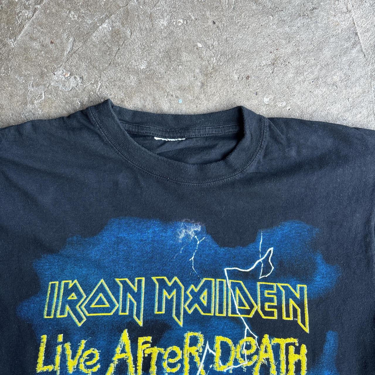 Black Iron Maiden “Life After Death” 1980s Band T-Shirt