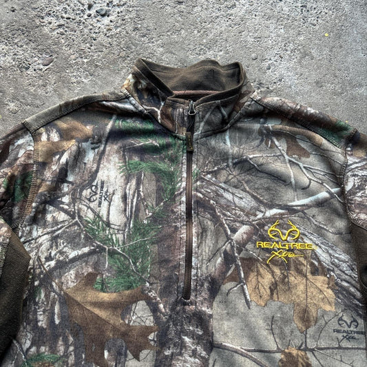 Realtree quarter zip activewear sweatshirt - XL