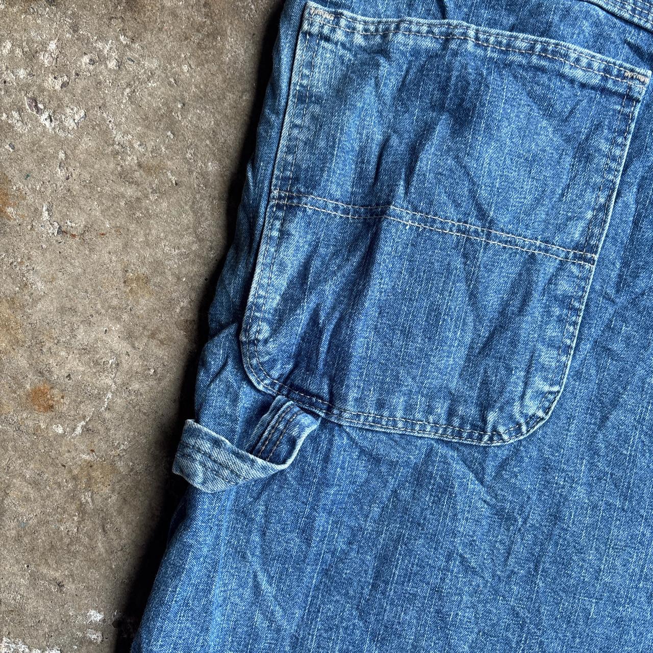 Blue Denim Carpenter Jean Shorts
