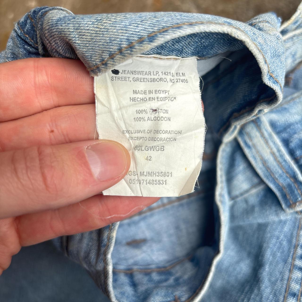 Blue Denim Wrangler Cargo Denim Jean Shorts