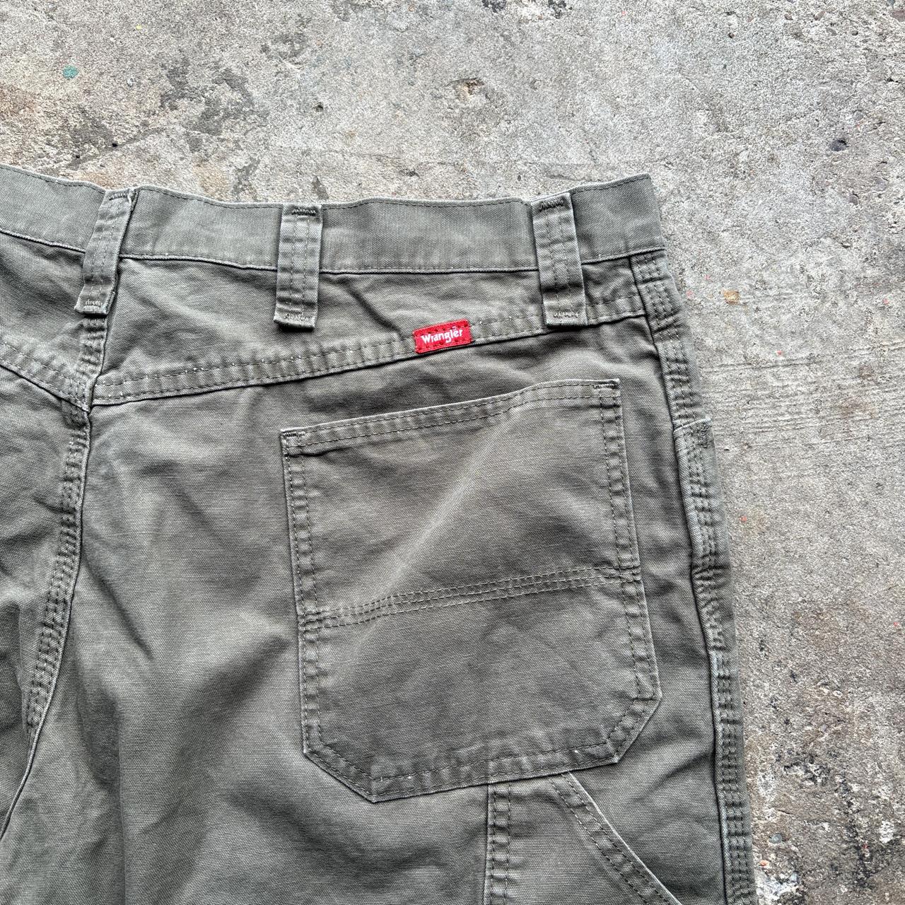 Green Wrangler Carpenter shorts