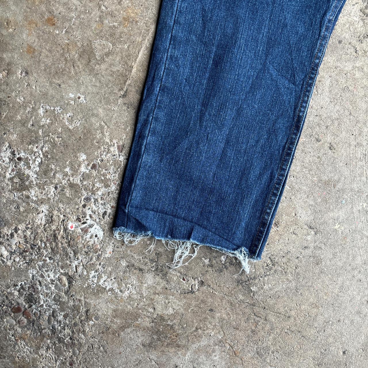 Blue Wrangler Cut Denim Jeans
