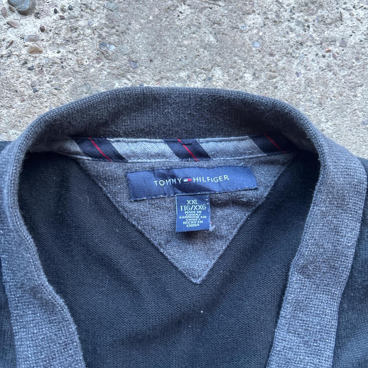 Black and grey Tommy Hilfiger Cardigan - XXL