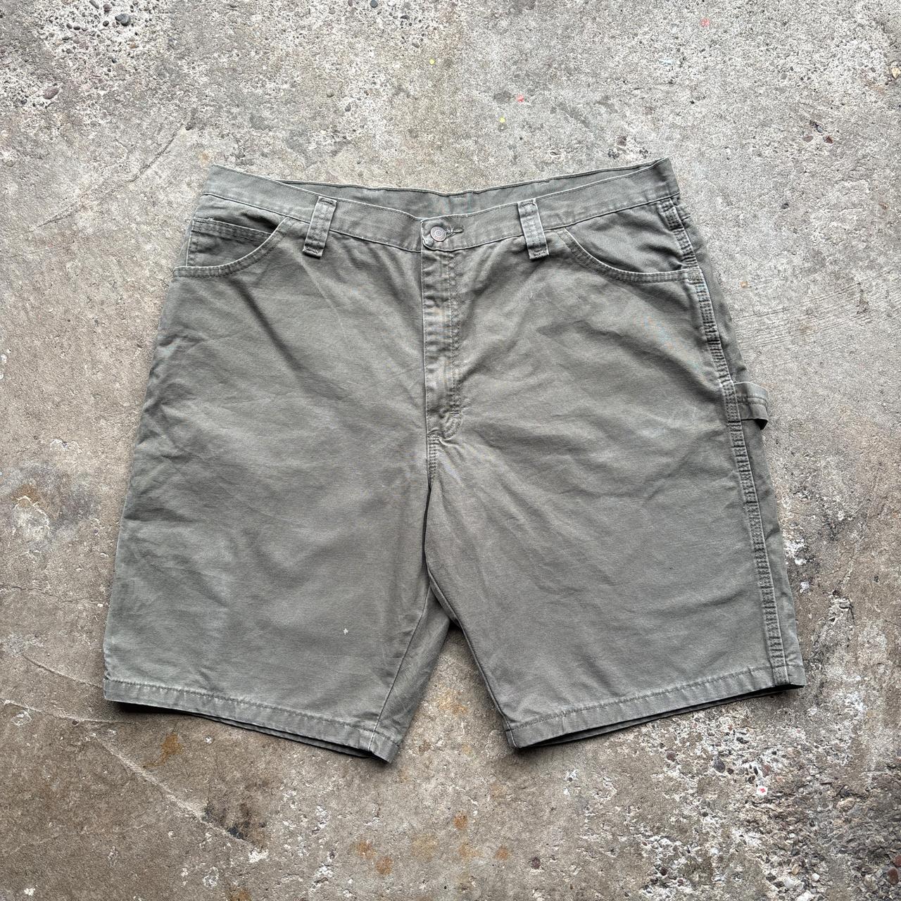 Green Wrangler Carpenter shorts