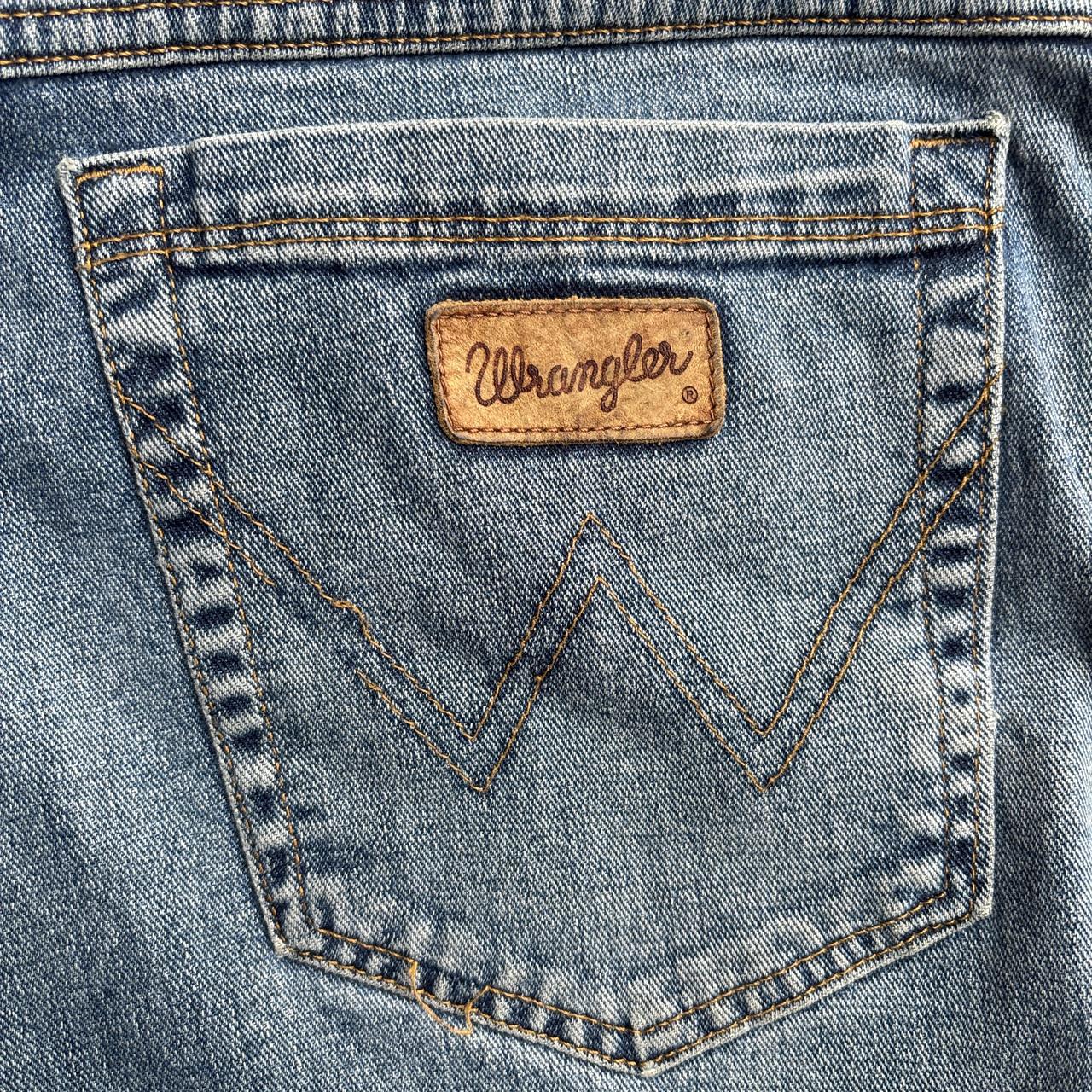 Wrangler Straight Light Blue Denim Jeans | W36 - L30