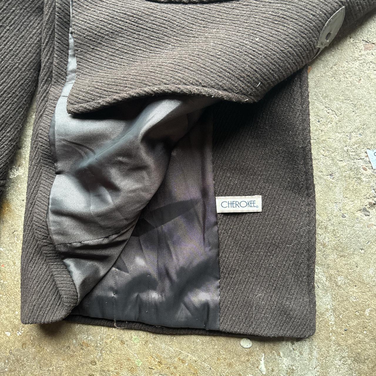 Cherokee Brown wool duffle coat