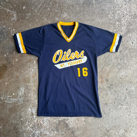 Vintage Navy Baseball Style T-Shirt