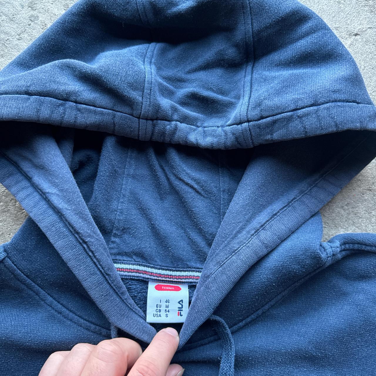 Vintage Blue Fila Tennis hoody