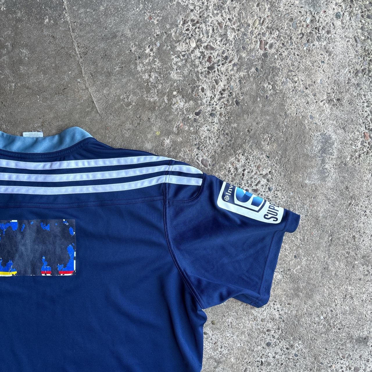 Adidas 2014 Auckland Blues Super Rugby Home Shirt