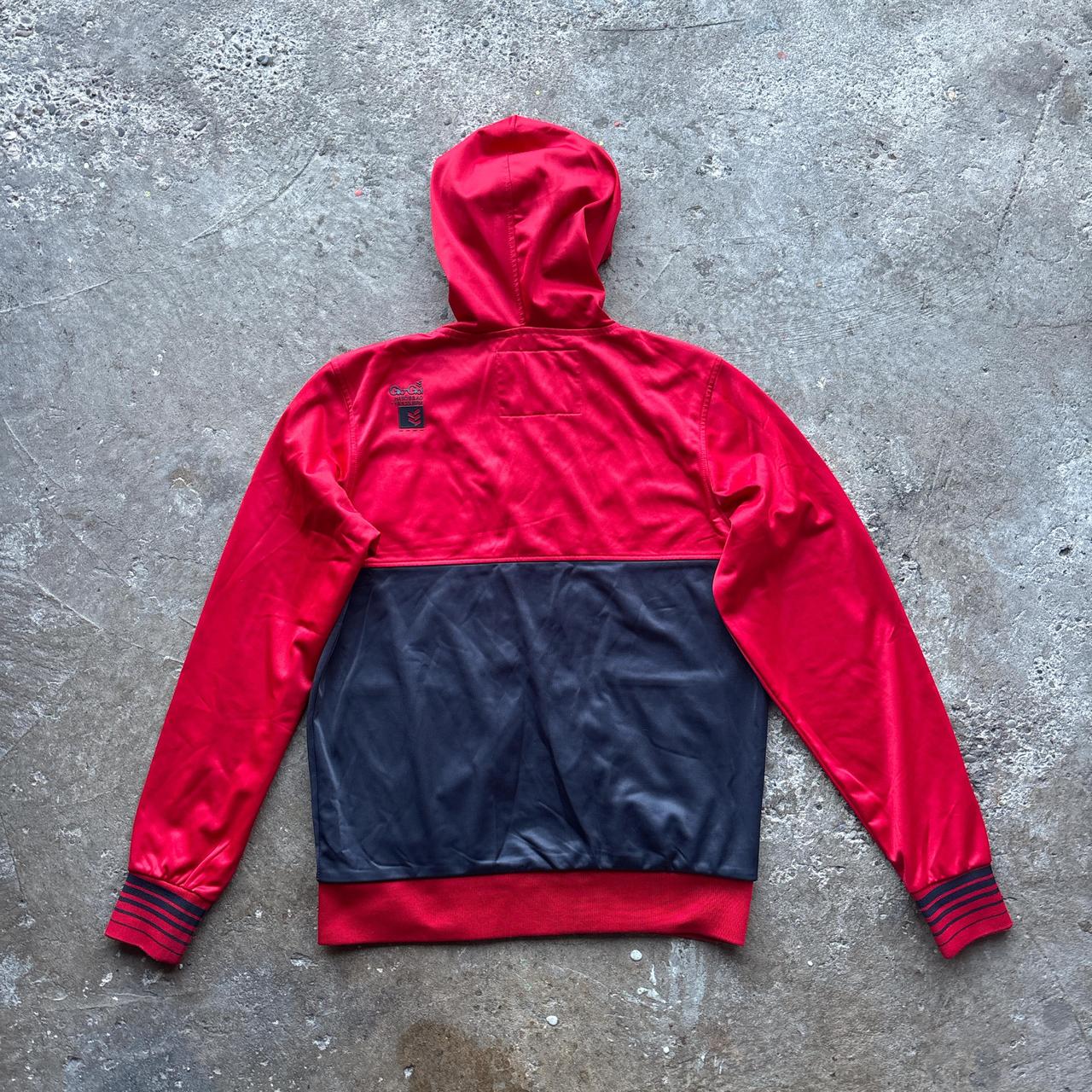 Red and black GioGoi zip-up hoody