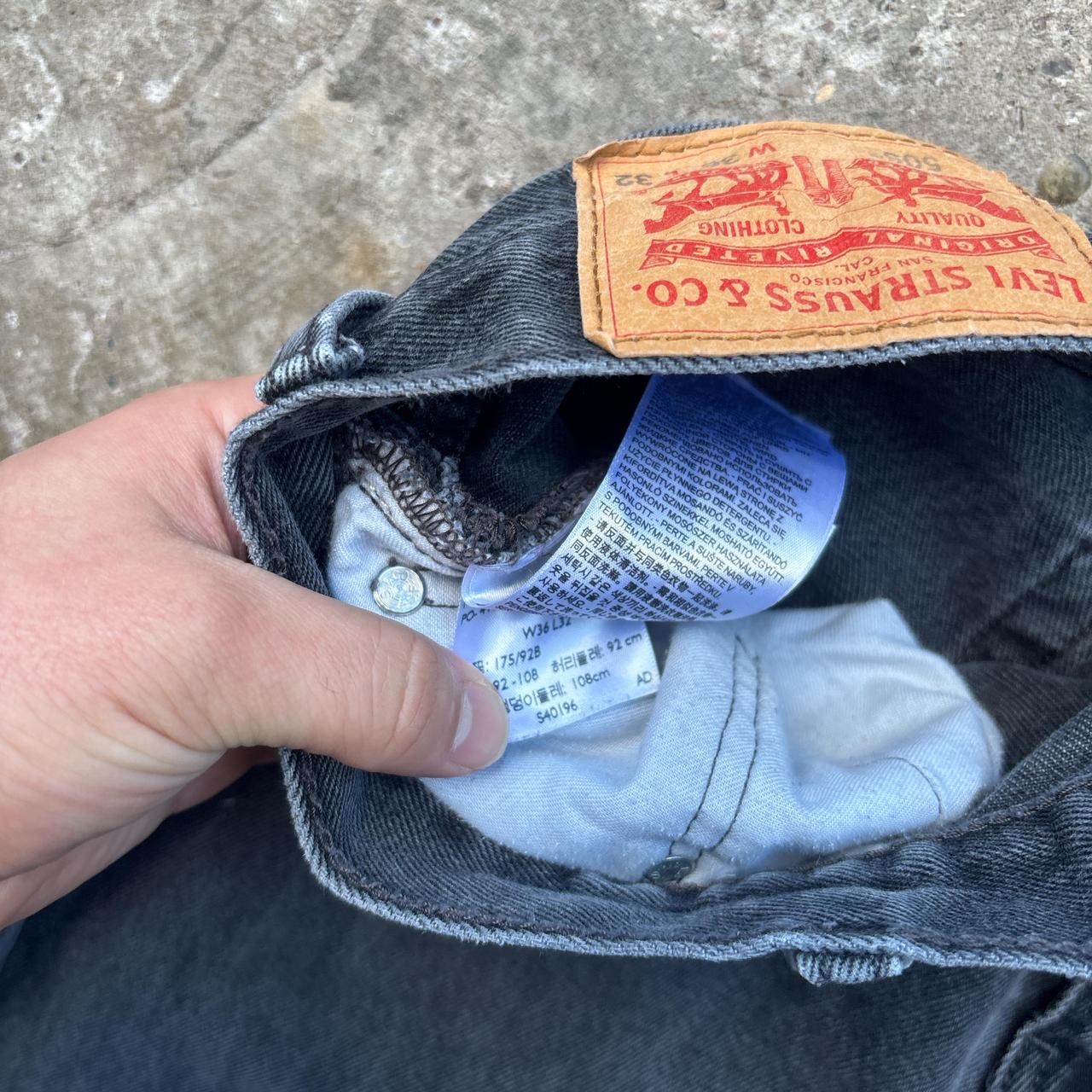 Grey Levi’s 505 denim jeans - W36