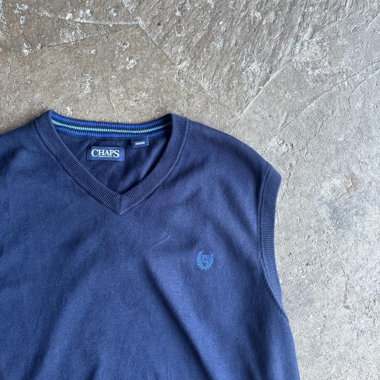 Navy Chaps Knitted Vest