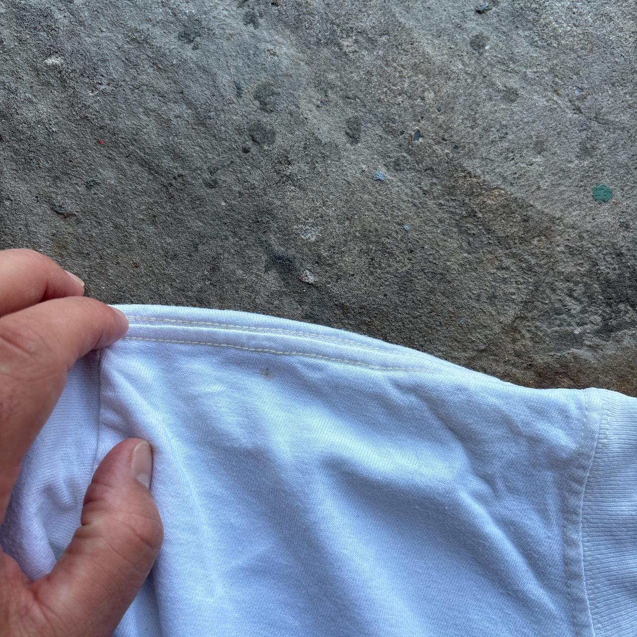 00s Harley Davison white long sleeve top - M