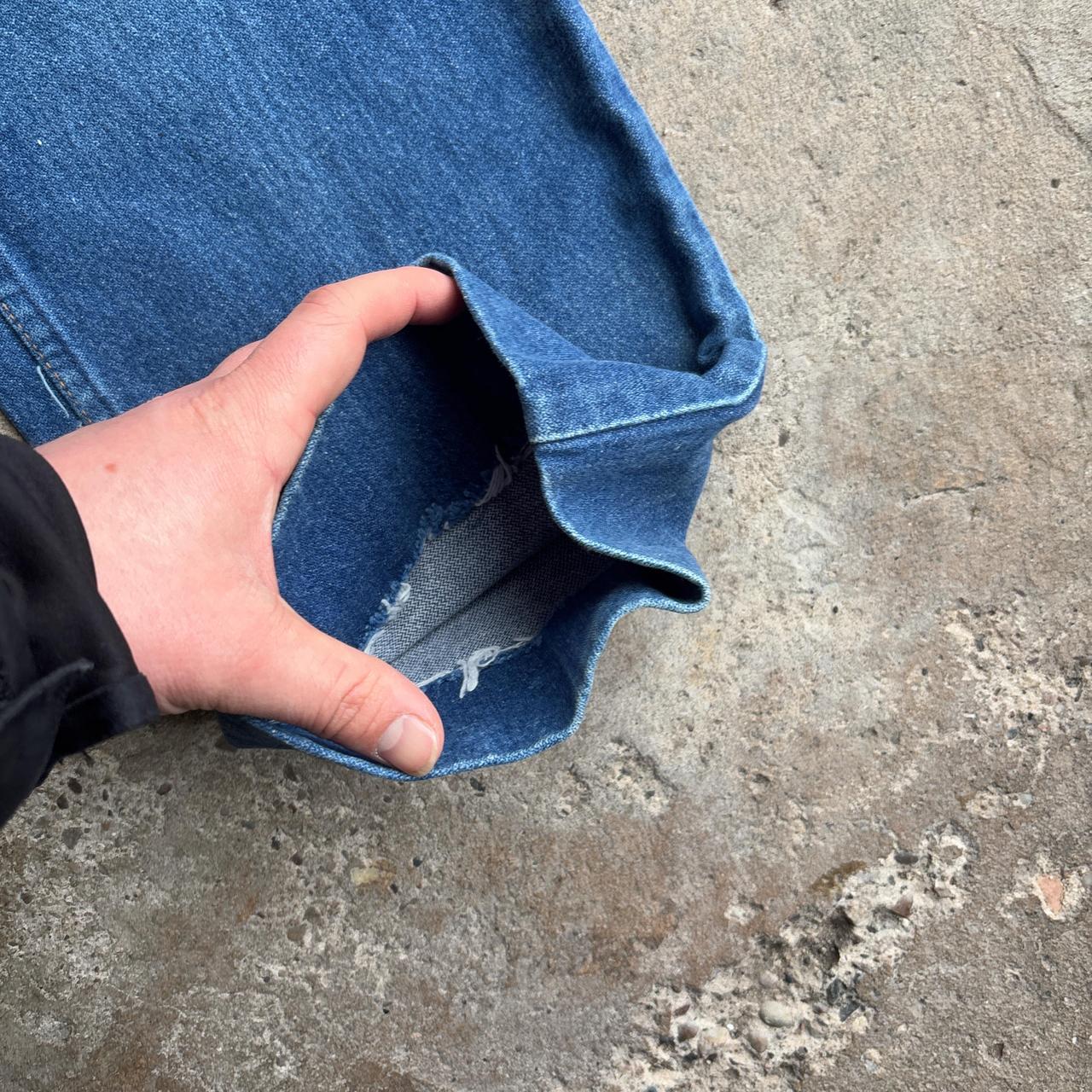 Blue Denim Wrangler jeans